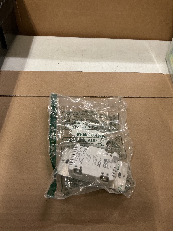 Photo 1 of NON-FUNCTIONAL, PARTS ONLY----------------------------------------------UltraPro 700 Series Z-Wave In-Wall Smart Rocker Light Dimmer with QuickFit & SimpleWire, 3-Way Ready, Works with Alexa, Google Assistant, Z-Wave Hub Required, Smart Home, Voice Contro