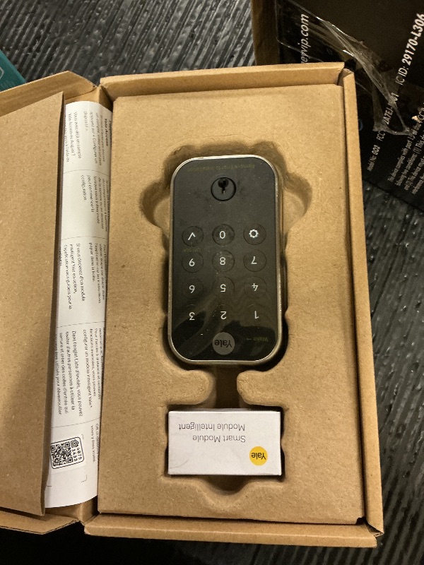 Photo 1 of Yale Security Assure Lock 2 Deadbolt, Satin Nickel Keyed Smart Entry Door Lock with Wi-Fi Connected Keypad for Code Entry and Remote Access, YRD410-WF1-619