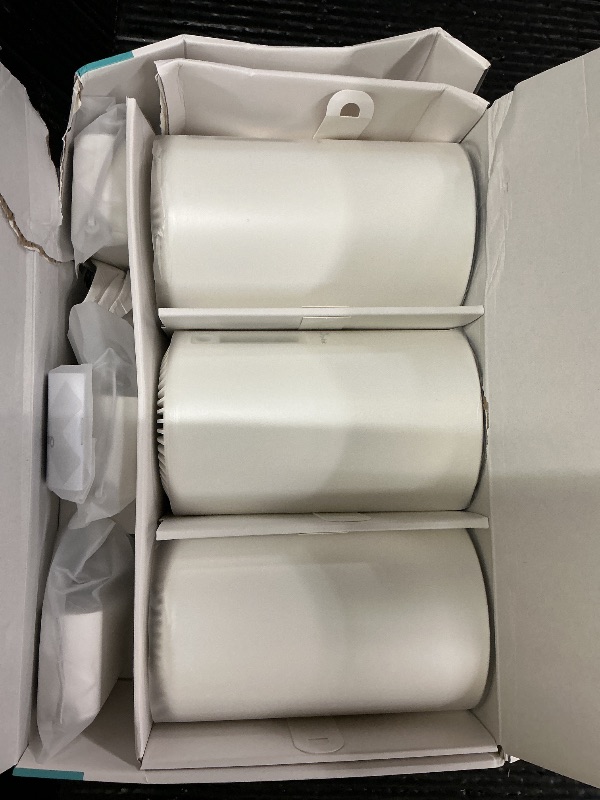 Photo 1 of TP-Link Deco XE75 AXE5400 Tri-Band WiFi 6E Mesh System - Wi-Fi up to 7200 Sq.Ft, Engadget Rated Best Mesh for Most People, Replaces WiFi Router and Extender, AI-Driven Mesh New 6GHz Band, 3-Pack