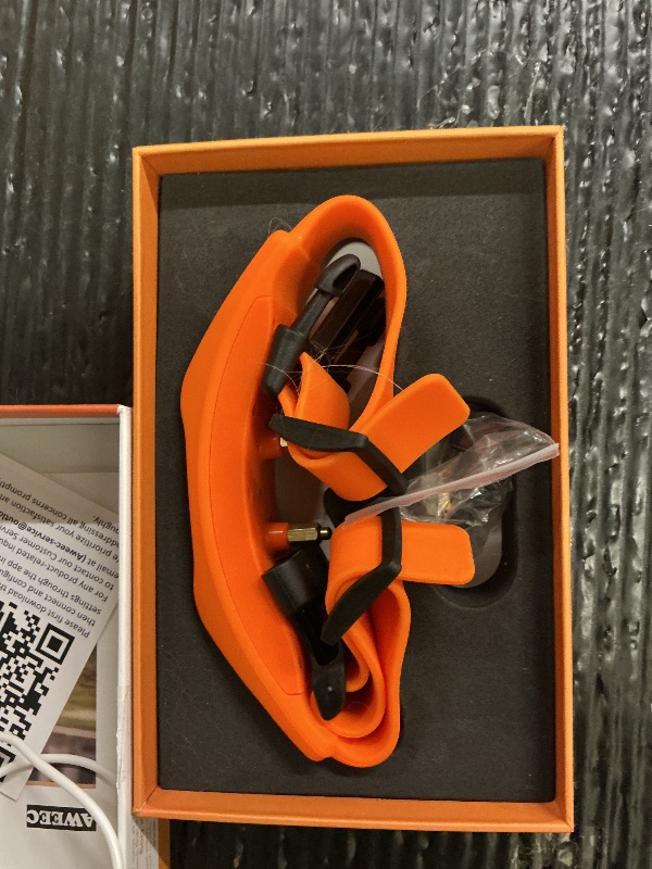 Photo 1 of GPS Wireless Dog Fence with Free App, Electric Fence System with Training Collar, Portable Fence for Outdoor Use, Rechargeable Waterproof Flexiable Collar, Adjustable for Large Medium Dogs (Orange)