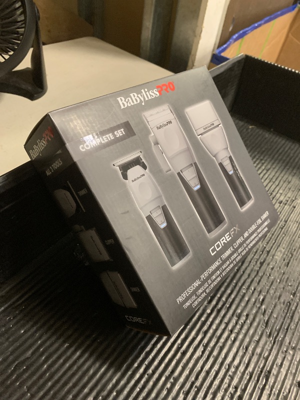 Photo 1 of BaBylissPRO COREFX Clipper, Trimmer, and Double Foil Shaver Prepack