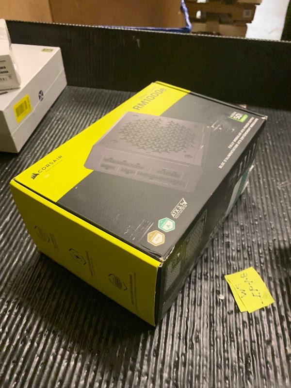 Photo 1 of CORSAIR RM1000e (2025) Fully Modular Low-Noise ATX Power Supply with 12V-2x6 Cable – ATX 3.1 & PCIe 5.1 Compliant, Cybenetics Gold Efficiency, 105°C-Rated Capacitors, Modern Standby Mode – Black