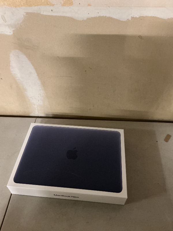 Photo 1 of Apple 2026 MacBook Neo 13-inch Laptop with A18 Pro chip: Built for AI and Apple Intelligence, Liquid Retina Display, 8GB Unified Memory, 512GB SSD Storage, 1080p FaceTime HD Camera, Touch ID; Indigo