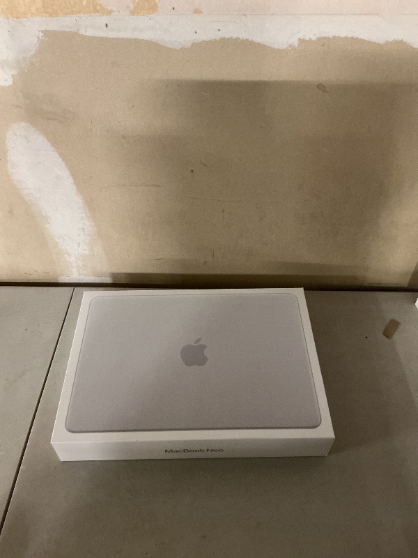 Photo 1 of Apple 2026 MacBook Neo 13-inch Laptop with A18 Pro chip: Built for AI and Apple Intelligence, Liquid Retina Display, 8GB Unified Memory, 512GB SSD Storage, 1080p FaceTime HD Camera, Touch ID; Silver