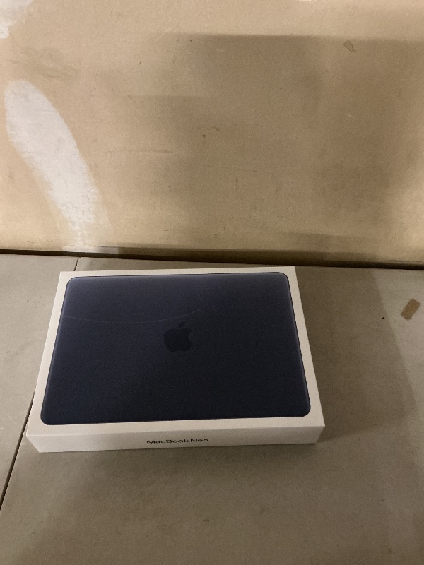 Photo 1 of Apple 2026 MacBook Neo 13-inch Laptop with A18 Pro chip: Built for AI and Apple Intelligence, Liquid Retina Display, 8GB Unified Memory, 512GB SSD Storage, 1080p FaceTime HD Camera, Touch ID; Indigo