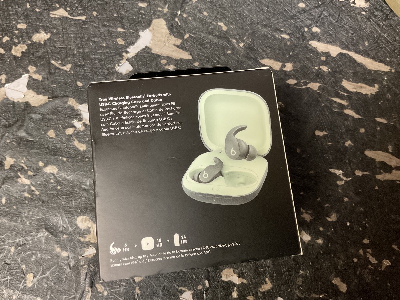 Photo 1 of Beats Fit Pro (1st Gen) - True Wireless Noise Cancelling Earbuds - Active Noise Cancelling - Sweat Resistant Earphones, Compatible with Apple & Android, Class 1 Bluetooth® - Sage Gray