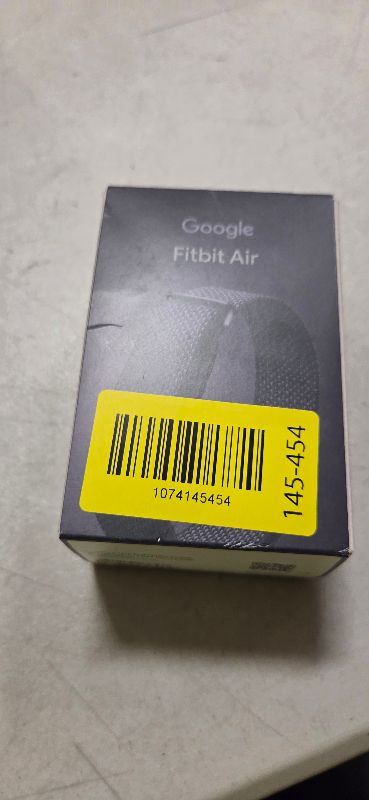 Photo 1 of Google Fitbit Air - Screenless Activity Tracker with Fitness, Heart Rate, and Sleep Tracking - Personalized AI-Powered Coaching - Up to 7 Days’ Battery Life - Works with iOS and Android - Obsidian