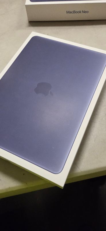 Photo 1 of Apple 2026 MacBook Neo 13-inch Laptop with A18 Pro chip: Built for AI and Apple Intelligence, Liquid Retina Display, 8GB Unified Memory, 256GB SSD Storage, 1080p FaceTime HD Camera; Indigo
