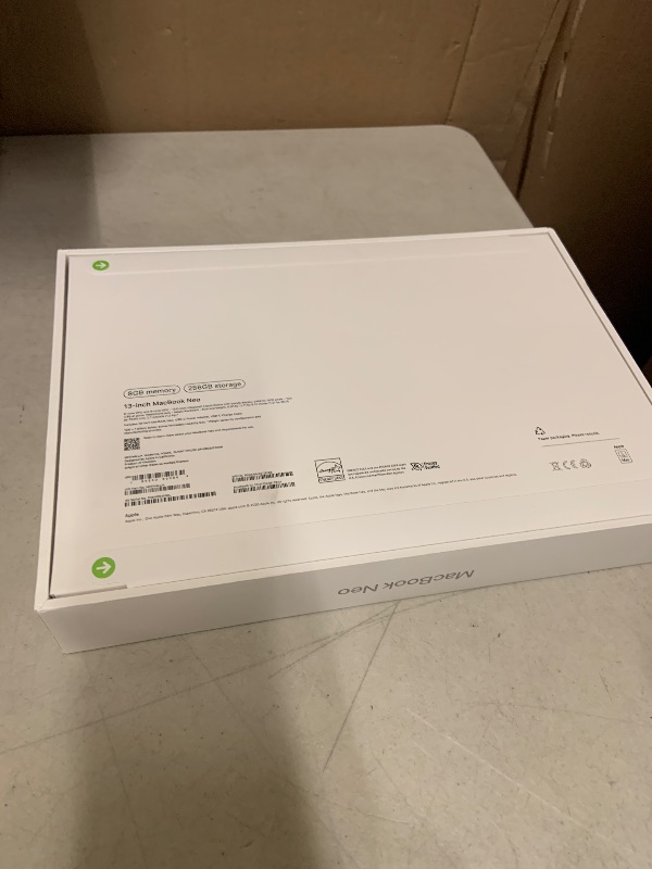 Photo 1 of Apple 2026 MacBook Neo 13-inch Laptop with A18 Pro chip: Built for AI and Apple Intelligence, Liquid Retina Display, 8GB Unified Memory, 256GB SSD Storage, 1080p FaceTime HD Camera; Silver