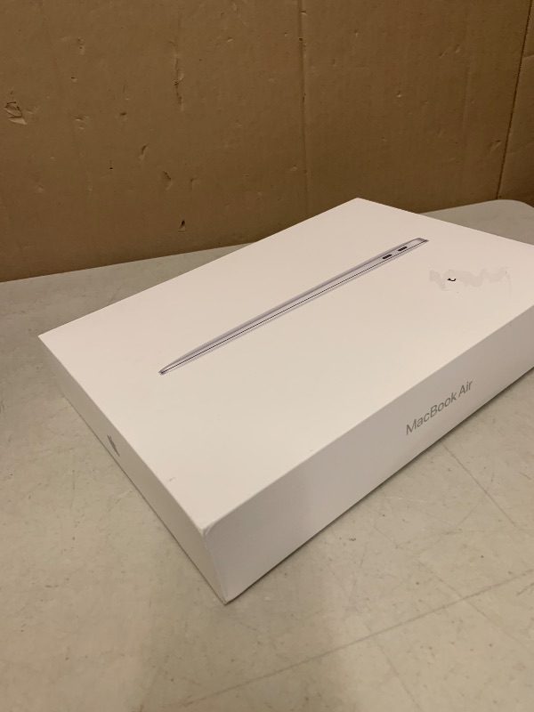 Photo 1 of 2020 Apple MacBook Air Laptop: Apple M1 Chip, 13” Retina Display, 8GB RAM, 256GB SSD Storage, Backlit Keyboard, FaceTime HD Camera, Touch ID. Works with iPhone/iPad; Silver