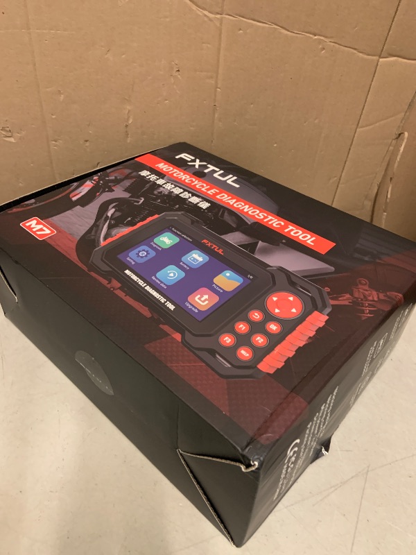 Photo 1 of Motorcycle Scanner Motorcycle Diagnostic Tool, Motorcycle OBDII Code Reader with Auto Scan Instant Detection for Honda Kawasaki Yamaha Harley 70+Brands 100 Service Functions