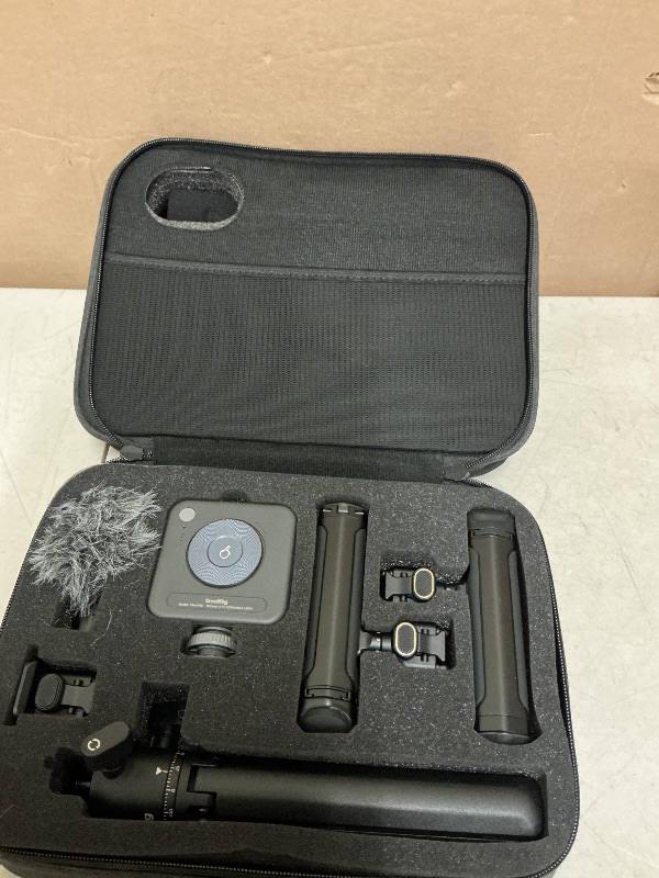 Photo 1 of SmallRig All-in-One Universal Quick Release Phone Video Rig Kit Pro, Phone Stabilizer Rig Kit with LED Light Microphone QR Tripod Dual Handles Power Bank Holder, for Creator & Live Streaming - 4704