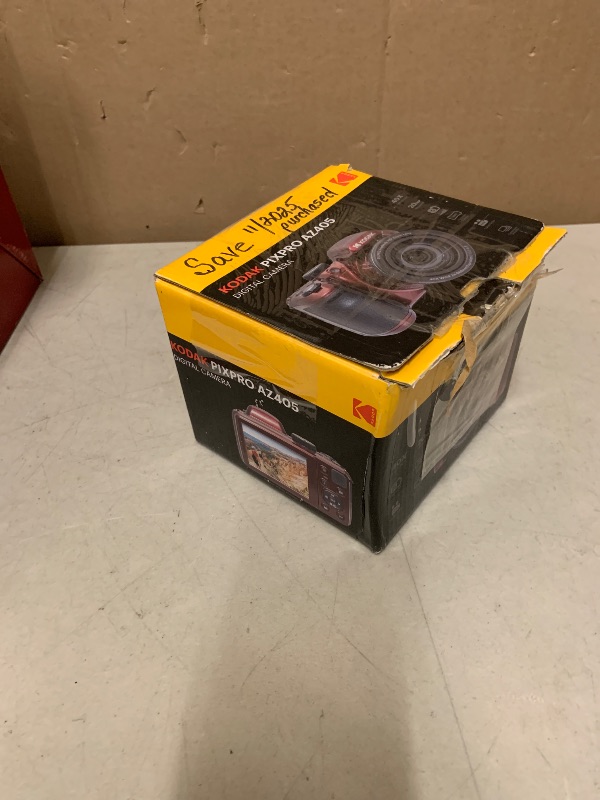 Photo 1 of Kodak PIXPRO AZ405 Digital Camera, 40x Optical Zoom Bridge with 20MP Sensor, AA Batteries, OIS, 1080p Full HD Video, Black