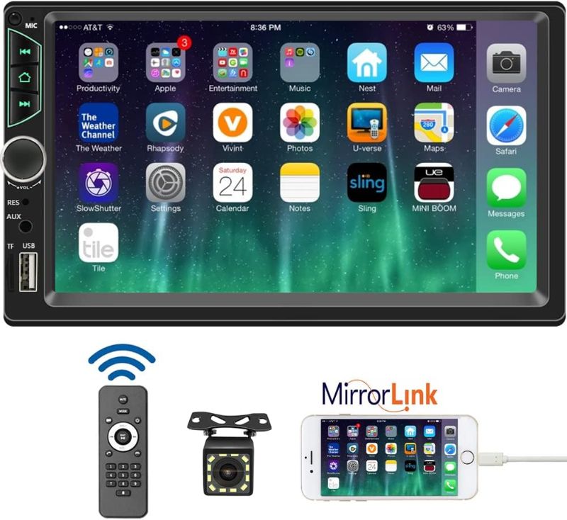 Photo 1 of Pioneer DMH-T450EX 9" Capacitive Touchscreen, Floating Display – Alexa, Bluetooth, Backup Camera, FLAC, Short Chassis, USB, AM/FM Radio, 13-Band EQ, RCA Preouts