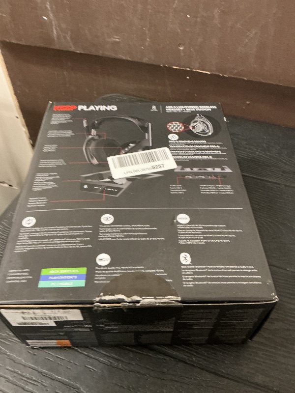 Photo 1 of Logitech G Astro A50 X Multi-Platform Wireless Gaming Headset + Base Station for PS5/Xbox/PC: PLAYSYNC Video & Audio Switcher, HDMI 2.1 4K 120Hz VRR, <24bit/48kHz, 24hr Battery, 2.4GHz & BT - Black