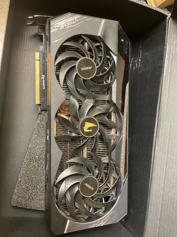 Photo 1 of GIGABYTE AORUS GeForce RTX 3080 Ti 12GB Graphics Card GV-N308TAORUS X-12GD