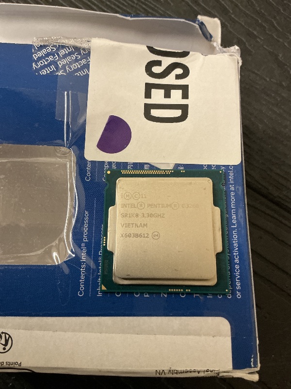 Photo 1 of Dell XRWCG Intel G3260 DC 3.30Ghz 3MB 5GTs Processor