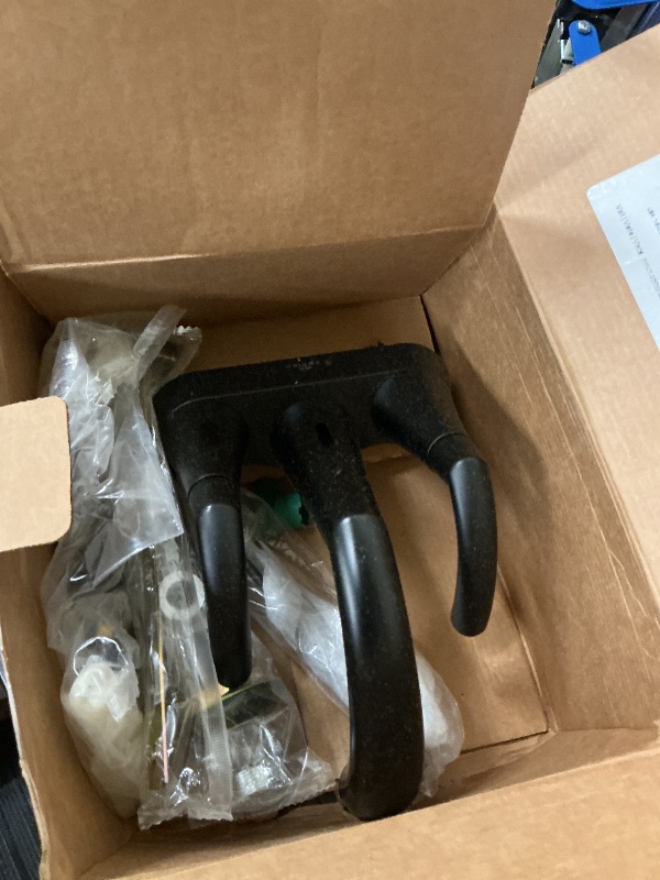 View 2 of Moen 6172BL Glyde Two-Handle High Arc Centerset Bathroom Faucet, Matte Black