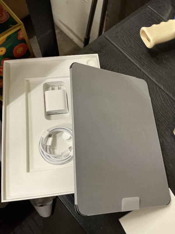 Photo 1 of Apple iPad Air 11-inch with M3 chip Built for Apple Intelligence, Liquid Retina Display, 128GB, 12MP Front/Back Camera, Wi-Fi 6E, Touch ID, All-Day Battery Life — Space Gray