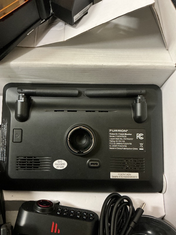 Photo 1 of Furrion Vision S+ RV Observation System with 7" Monitor, Left/Right Side Cameras with LED Marker Lights, Sharkfin, Infrared Night Vision, Live Streaming, Wide Viewing Angle - FOS7HTAEN