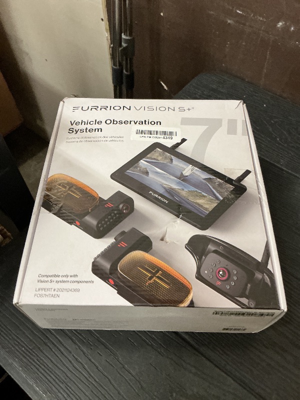 Photo 1 of Furrion Vision S+ RV Observation System with 7" Monitor, Left/Right Side Cameras with LED Marker Lights, Sharkfin, Infrared Night Vision, Live Streaming, Wide Viewing Angle - FOS7HTAEN