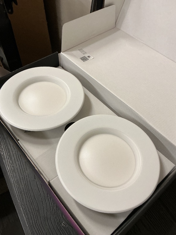 Photo 1 of Philips Hue Starter Kit: Bridge Pro & 4 Retrofit Recessed Downlights 5/6-inch, White & Color Ambiance, Dimmable, Smart Light Hub,Works with Voice
