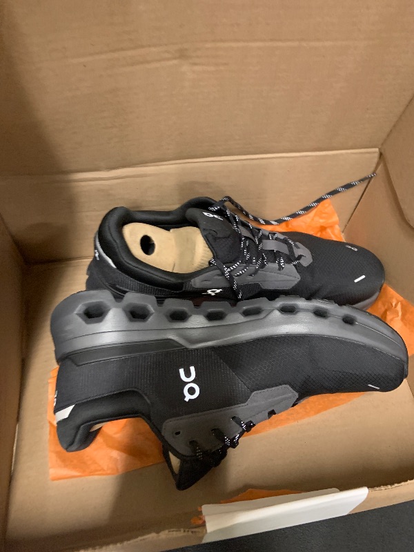 View 2 of On Men's Cloudrunner 2 WP Sneakers, Magnet | Black, 10 Medium US