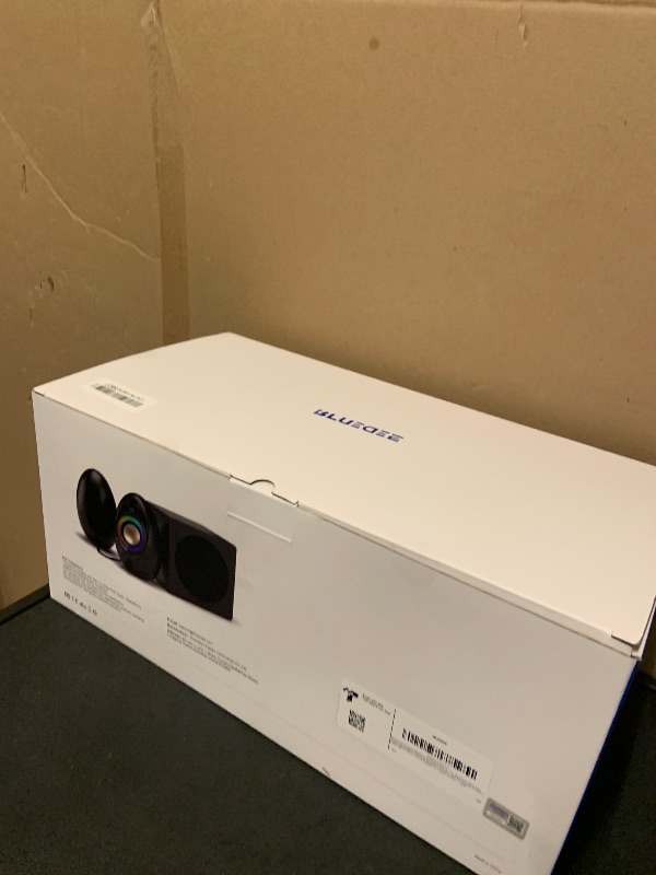 Photo 1 of Bluedee Computer Speakers with Subwoofer, 2.1 PC Speakers with Deep Bass and 80W Peak Power, Adapter Powered, Bluetooth 5.4 & USB/USB-C/AUX-in, RGB Desktop Speakers for Computer, Laptop, Monitor