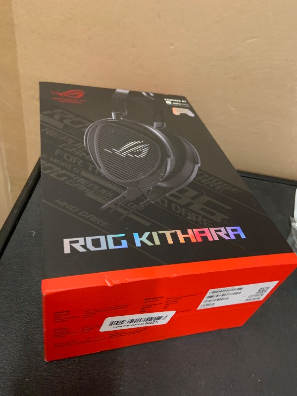 Photo 1 of ASUS ROG Kithara Gaming/Audiophile Open-Back Wired Headphones with Mic – ROG-Tuned HIFIMAN Planar Magnetic Drivers, Adjustable Headband, Extra Ear Pads, Compatible with DACs, Amps, PC, Console, Mobile