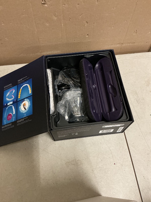 Photo 1 of Philips Sonicare DiamondClean Smart 9700 Electric Toothbrush - Sonic Toothbrush with App, Pressure Sensor, 15 Brushing Settings, Replacement Reminder, Charging Travel Case, Lunar Blue, HX9957/71