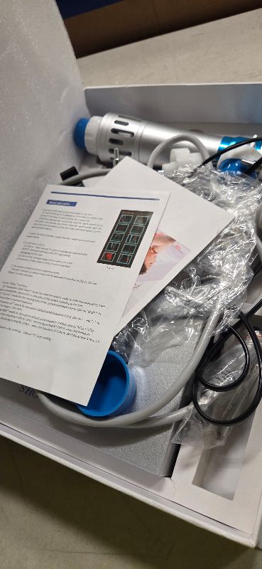 Photo 1 of Focused Shockwave Therapy Machine Extracorporeal Shockwave Therapy Machine for Body Masager Pain Relief Exercise Skeletal Injuries Plantar Fasciitis Shock Wave Therapy Device Home Use