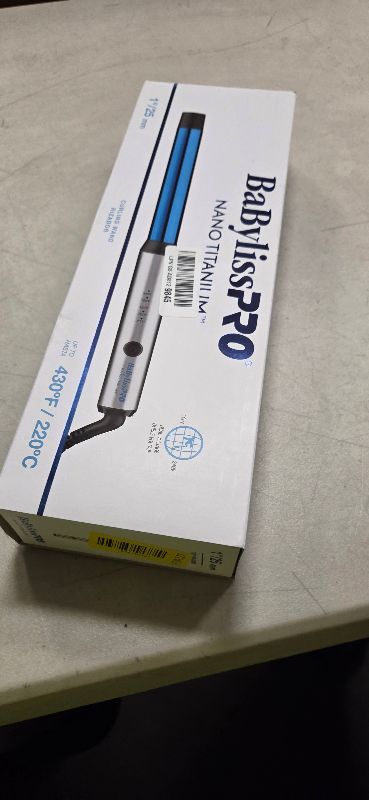 Photo 1 of BaBylissPRO Nano Titanium 1" Curling Wand, Professional Hair Wand Curling Iron for Long Lasting Curls, Creates the Perfect Curls for All Hair Types