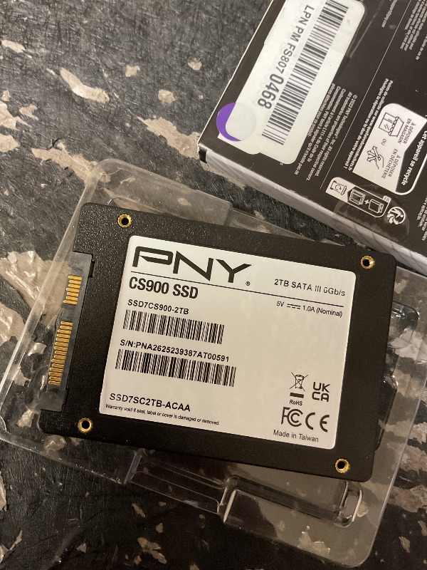 Photo 1 of PNY CS900 1TB 3D NAND 2.5" SATA III Internal Solid State Drive (SSD) - (SSD7CS900-1TB-RB)