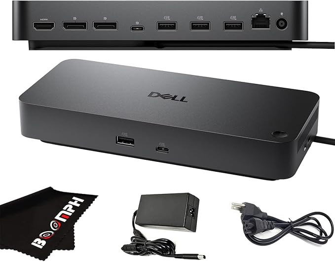 Photo 1 of Pro Dock WD25 USB-C Docking Station – 100W Power Delivery, Dual FHD or Single 4K Display Support, HDMI, DisplayPort, Ethernet – Boomph's Ultimate Performance Dock Solution for Your Workspace.