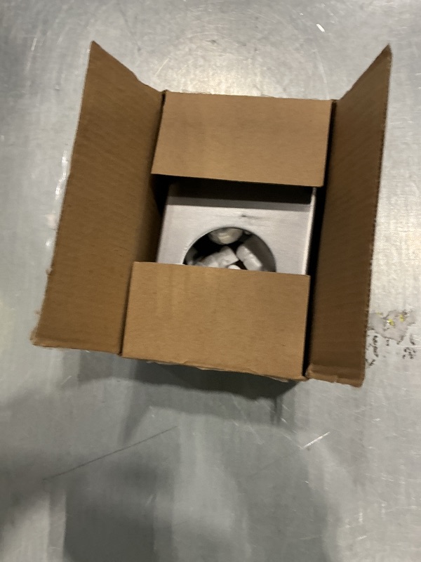 Photo 1 of 1 1/4" Single Hole Weldable Steel Lockbox for Metal Doors and Gates (Fits Most Knob or Deadbolt Locks)