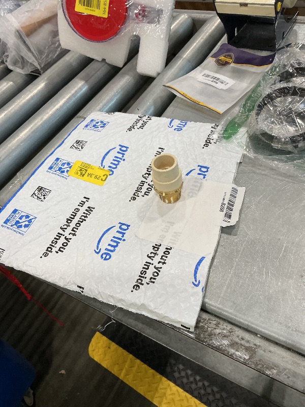 Photo 1 of 1 PACK XFITTING 3/4" CPVC to 3/4" NPT Adapter, Brass & CPVC Transition Fitting, Easy to Connect, Durable, NOT Compatible with PVC