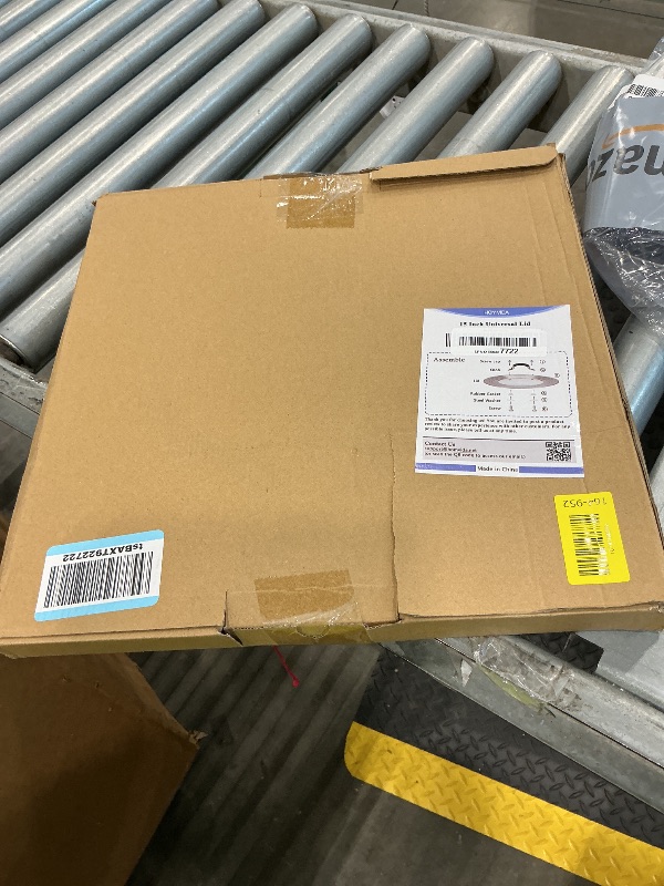 View 2 of *See Clerk Notes*HOMVIDA 15 inch Large Universal Lid for 11-15" Pans Pots, Stainless Steel Pan Lid Cover for 11 12 13 14 15 In Cast Iron Skillets Frying Pans Woks