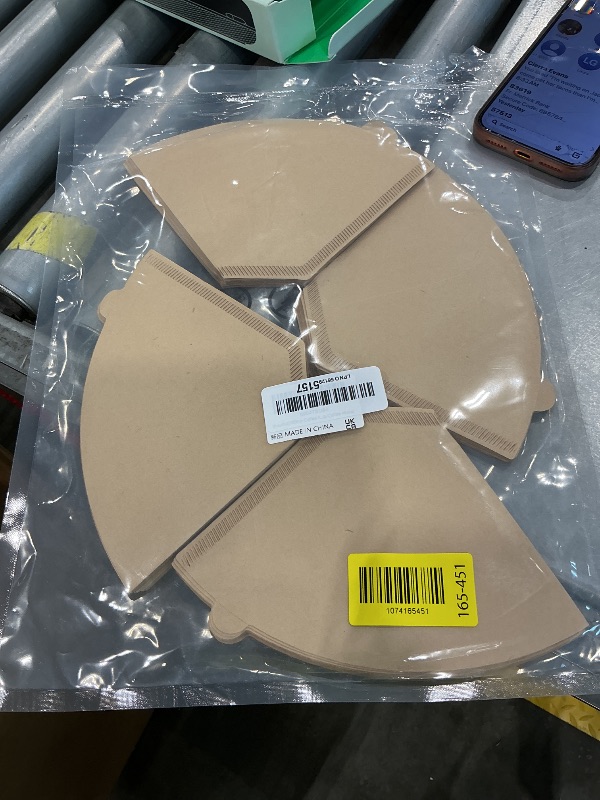 Photo 1 of 100Pcs Coffee Filters #4, Unbleached Natural Coffee Filters 8-12 Cup, Disposable Coffee Filters, 4 Cone Paper Compatible with Ninja Coffee Maker, Pour Over and Drip Coffee Maker