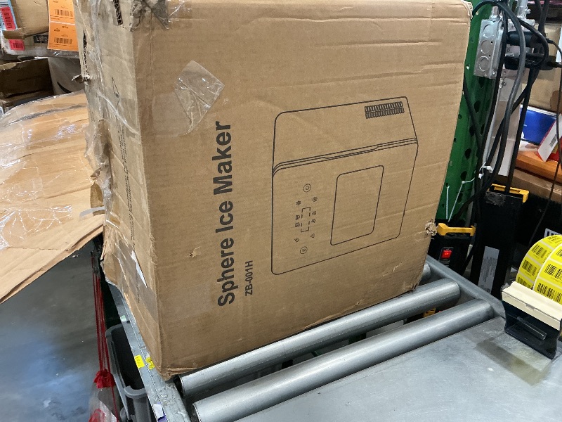 Photo 1 of ****CHECKED  7/12 - AS IS/NO RETURNS - SALE FINAL - FOR PARTS ONLY****Rellytech 2’’ Ice Ball Maker – 4 pcs Round Cubes in 35 Mins, 144pcs/Day, Clear Sphere Ice Maker Machine for Whiskey, Cocktails, Self-Cleaning, Auto Water Supply, for Home Parties Office