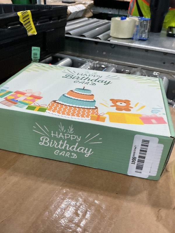 Photo 1 of 100 Happy Birthday Cards with Envelopes, 20 Unique Designs, Birthday Cards Bulk with Short Generic Message Inside, 4x6 inches, Assorted Birthday Cards Assortment for Business, Office and Personal