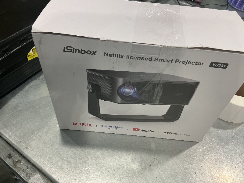 Photo 1 of [2000 ANSI/Auto Focus & Keystone/Built-in APP] 4K Outdoor Projector with Wifi and Bluetooth, Smart Portable Projector with Built in Apps YouTube/PrimeVideo & Dolby, Home Theater Projector with HDR10+