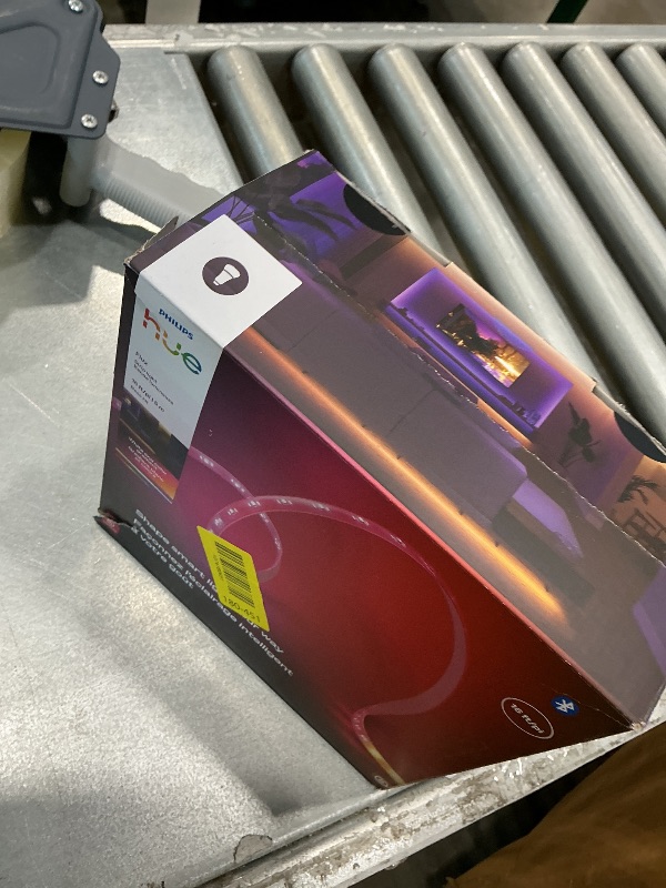 Photo 1 of [MISSING SEVERAL PARTS] [VIEW IMAGES] Hue Flux 16-Foot LED Strip Light, 3000 lm, Vibrant Color and Ambiance, Flexible Indoor Lighting, Chromasync™ Color Blending, RGBWWIC, Cuttable, Extendable, Reusable, App and Voice Control