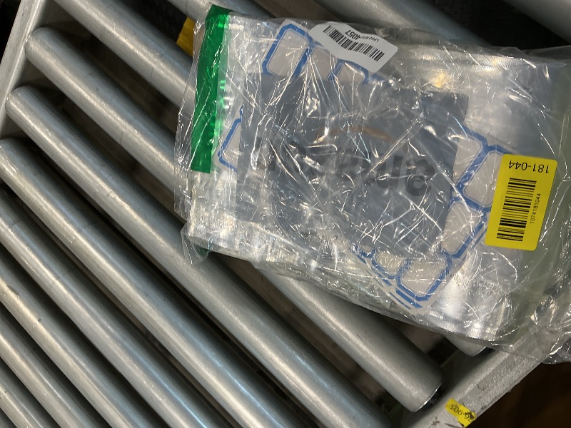 Photo 1 of 100-Pack Large Reclosable Mylar Bags for Food Storage 7" x 10" Stand Up Bags in Bulk 1 Quart Large Resealable Smell Proof Aluminum Foil Bags with Clear Window Kitchen Storage Edible Packaging