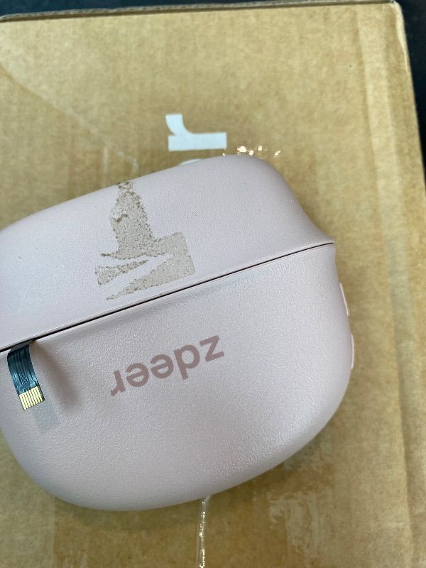 View 3 of [MAJOR DAMAGE] ZDEER GS5 Brass Electric Heated Gua Sha Facial Sculpting Tool with Vibration, Women's Facial Massager, LED Red Light Therapy for Neck & Face, Skin Firming Device, Premium Gift for Wife Mom, Pink