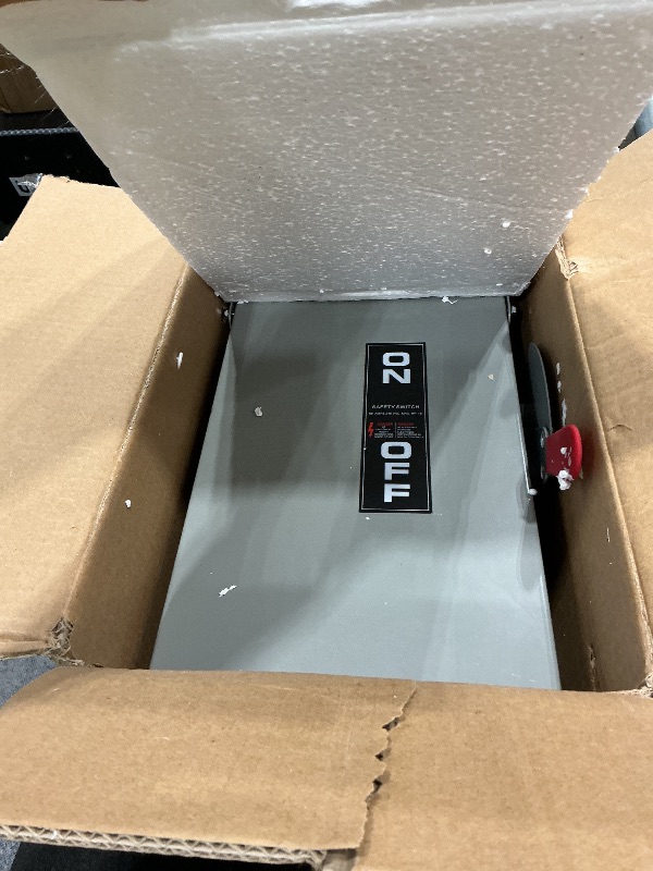 Photo 1 of ?Upgrade?3P 60 Amp Disconnect,New Add Ground Design,Disconnect Switch Non-Fuse,NEMA 3R Standard,Heavy Duty Steel Material,Rust and Corrosion Resistant,for Indoor and Outdoor,120/240v,10-Year Warrnaty