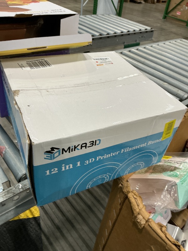 Photo 1 of 1.75mm 3D Printer Normal PLA Filament 12 Bundle, Most Popular Colors, 500g per Spool, 12 Spools Pack, Total 6kgs Material with One Bottle of 3D Printer Stick Tool Mika3D