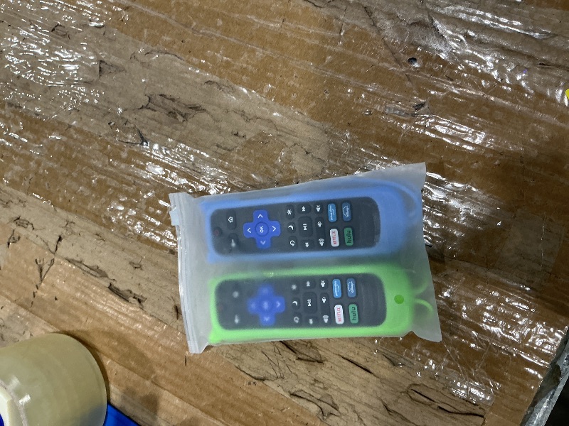 Photo 1 of (Pack of 2) Replacement Remote for Roku TV with Soft Protective Silicone Cover(Glow in The Dark), Universal Remote for TCL/Hisense/Onn/Sharp/Element/Philips Roku Smart TV