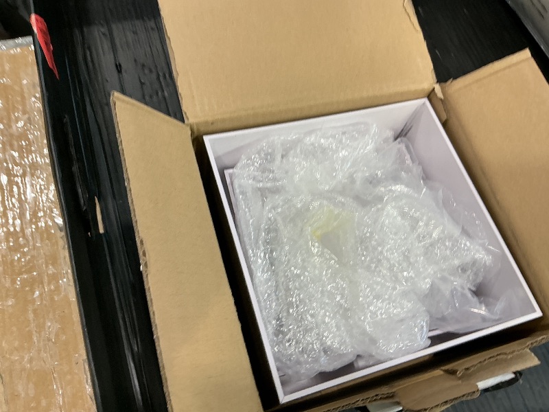 Photo 1 of **MISSING PARTS**
 Silver Acrylic Risers Display Stands, Mirrored Nesting Cube Boxes Pedestal for Figures Collectible Jewelry Purse, Stackable Showcase Blocks, Food Display Buffet Risers for Dessert Cakes Catering