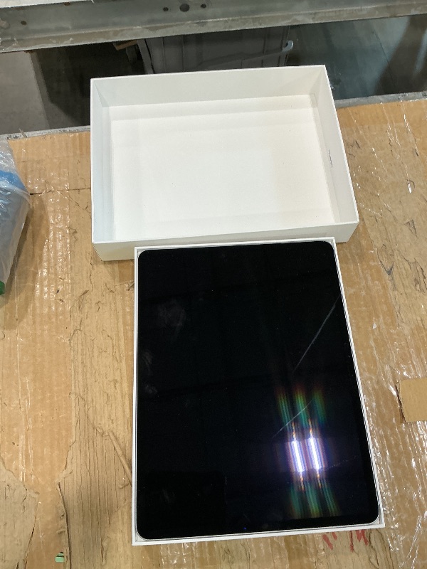 Photo 1 of [iPad is Locked and Needs Screen replacement] Apple iPad Air 13-inch (M4): Liquid Retina Display, 128GB, 12MP Front/Back Camera, Wi-Fi 7 with Apple N1, Touch ID, All-Day Battery Life — Space Gray