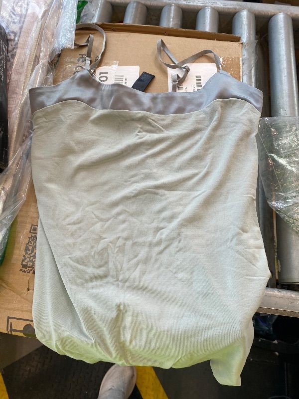 Photo 1 of [SIMILAR ITEM] Zeagoo Silk Tank Tops for Women V Neck Adjustable Spaghetti Strap Satin Camisole Sleeveless Basic Blouse Army Green